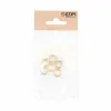 Washers EDM OV02 Oval Hinges Brass Ø 12 mm 12 x 8 x 1,5 mm