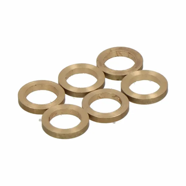 Washers EDM OV02 Oval Hinges Brass Ø 10 mm 10 x 7 x 1,5 mm