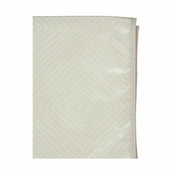 Tablecloth Oilcloth Beige Rhombus 140 x 140 cm (12 Units)