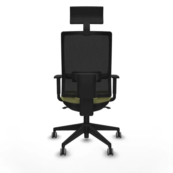Office Chair with Headrest Piqueras y Crespo 1D066G1 Green