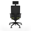 Office Chair with Headrest Piqueras y Crespo 1D066G1 Green