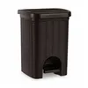 Pedal bin Stefanplast Elegance Brown Plastic 6 L (6 Units)