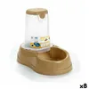 Dog Feeder Stefanplast Beige Plastic 1,5 L 18,5 x 22,5 x 29 cm (8 Units)