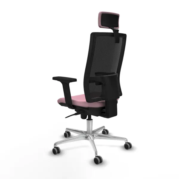 Office Chair with Headrest Piqueras y Crespo 2D086G2 Pink