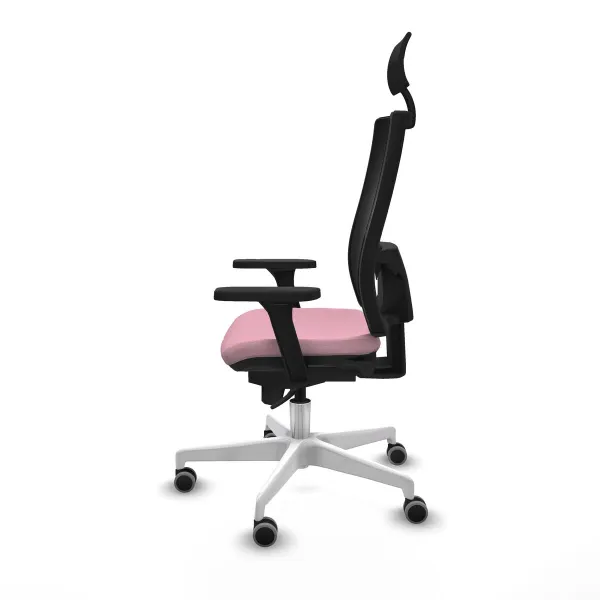 Office Chair with Headrest Piqueras y Crespo 3D026G1 Pink