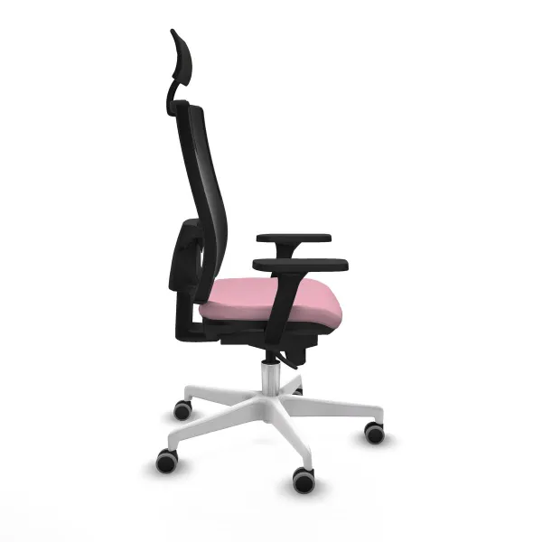 Office Chair with Headrest Piqueras y Crespo 3D026G1 Pink