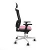 Office Chair with Headrest Piqueras y Crespo 3D026G1 Pink