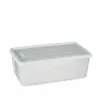 Storage Box with Lid Stefanplast Elegance White Plastic 5 L 19,5 x 11,5 x 33 cm (12 Units)