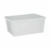 Storage Box with Lid Stefanplast Elegance White Plastic 29 x 17 x 39 cm (6 Units)