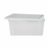 Storage Box with Lid Stefanplast Elegance White Plastic 29 x 17 x 39 cm (6 Units)