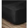 Fitted sheet Lovely Home Black 140 x 190 cm