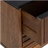 Nightstand ABNER Brown Black Iron Mango wood 40 x 40 x 50 cm