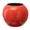 Vase Orange Ceramic 24,5 x 24,5 x 20 cm