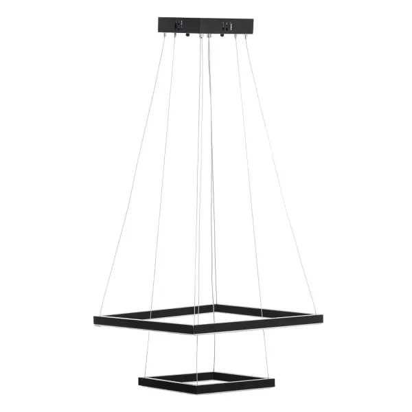 Ceiling Light Black Aluminium 220-240 V Modern 50 x 50 x 120 cm