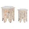 Set of 2 tables DKD Home Decor Natural 48 x 41,5 x 49 cm