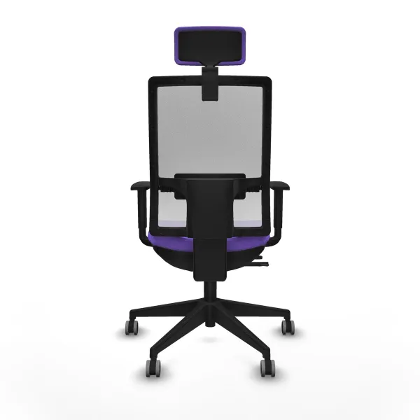 Office Chair with Headrest Horna Traslack Piqueras y Crespo 1D066G2