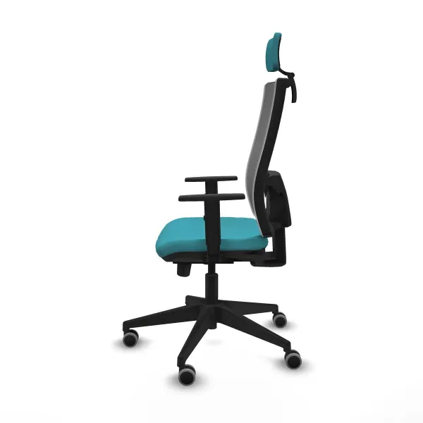 Office Chair with Headrest Horna Traslack Piqueras y Crespo 1D066G2