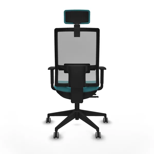 Office Chair with Headrest Horna Traslack Piqueras y Crespo 1D066G2