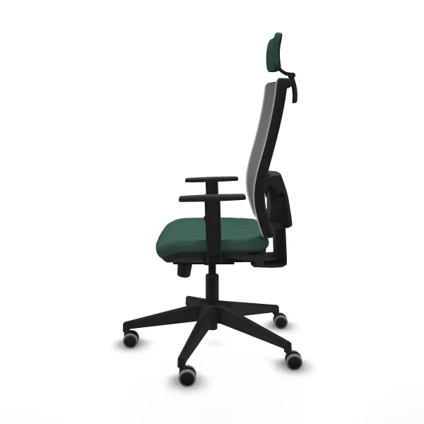Office Chair with Headrest Horna Traslack Piqueras y Crespo 1D066G2
