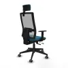 Office Chair with Headrest Horna Traslack Piqueras y Crespo 1D066G2
