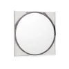 Wall mirror Black Crystal Polyskin 45 x 45 x 3 cm (4 Units)