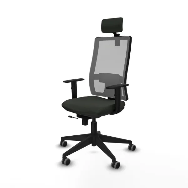 Office Chair with Headrest Horna Traslack Piqueras y Crespo 1D066G2
