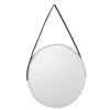 Wall mirror White Black Crystal Polyskin 45 x 45 x 3 cm (4 Units)