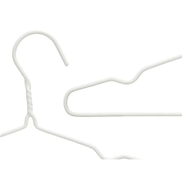 Set of Clothes Hangers Children's 30 x 18 x 1 cm White Metal Silicone (24 Units)