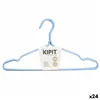 Set of Clothes Hangers Metal Silicone 40 x 21 x 0,5 cm (24 Units)