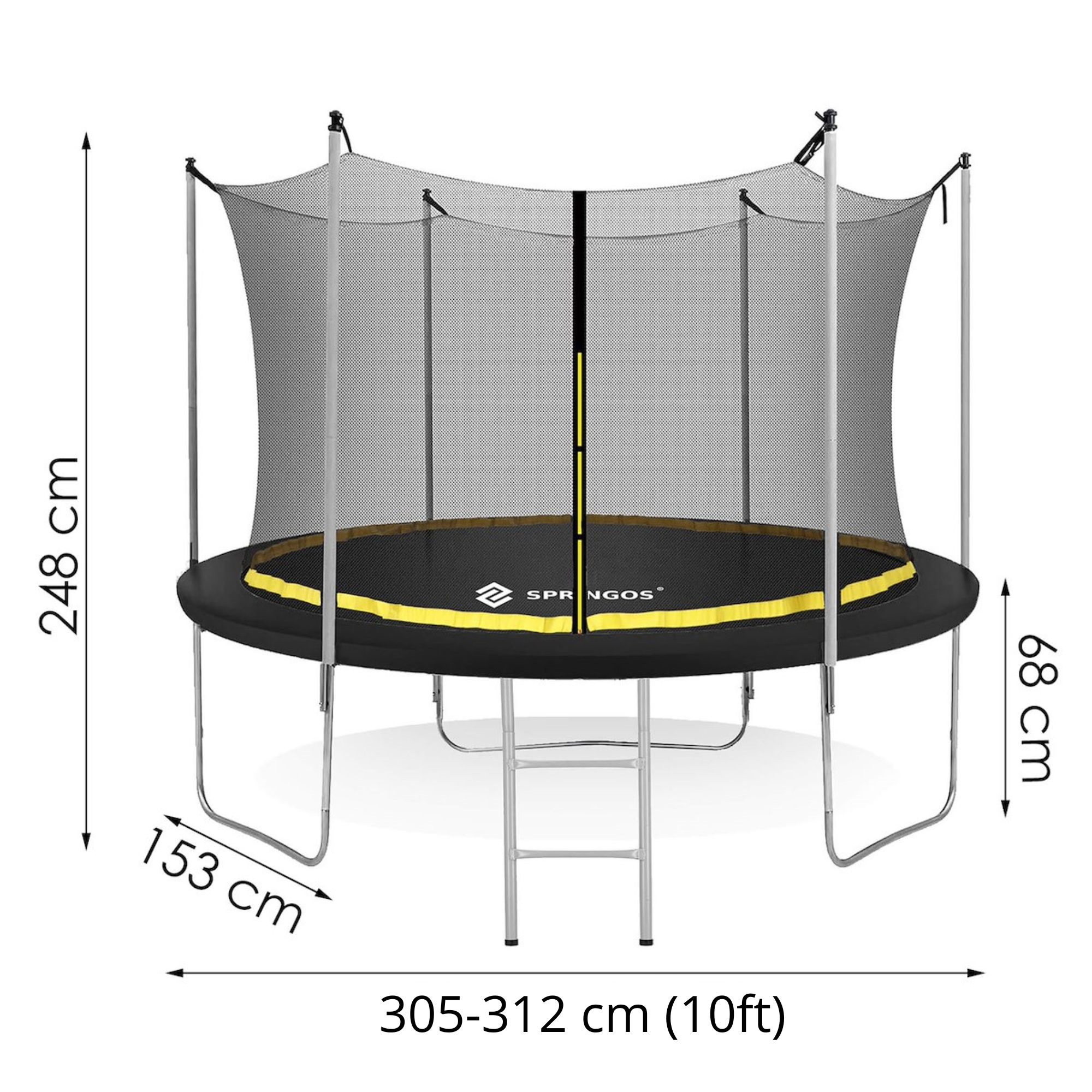 Dārza batuts Springos TP0006 305 cm 10ft | Pirkt tiešsaistē — Megaluks