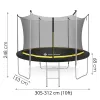 Dārza batuts Springos TP0006 305 cm 10ft | Pirkt tiešsaistē — Megaluks