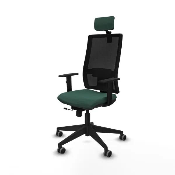 Office Chair with Headrest Horna Traslack Piqueras y Crespo 1D066G2