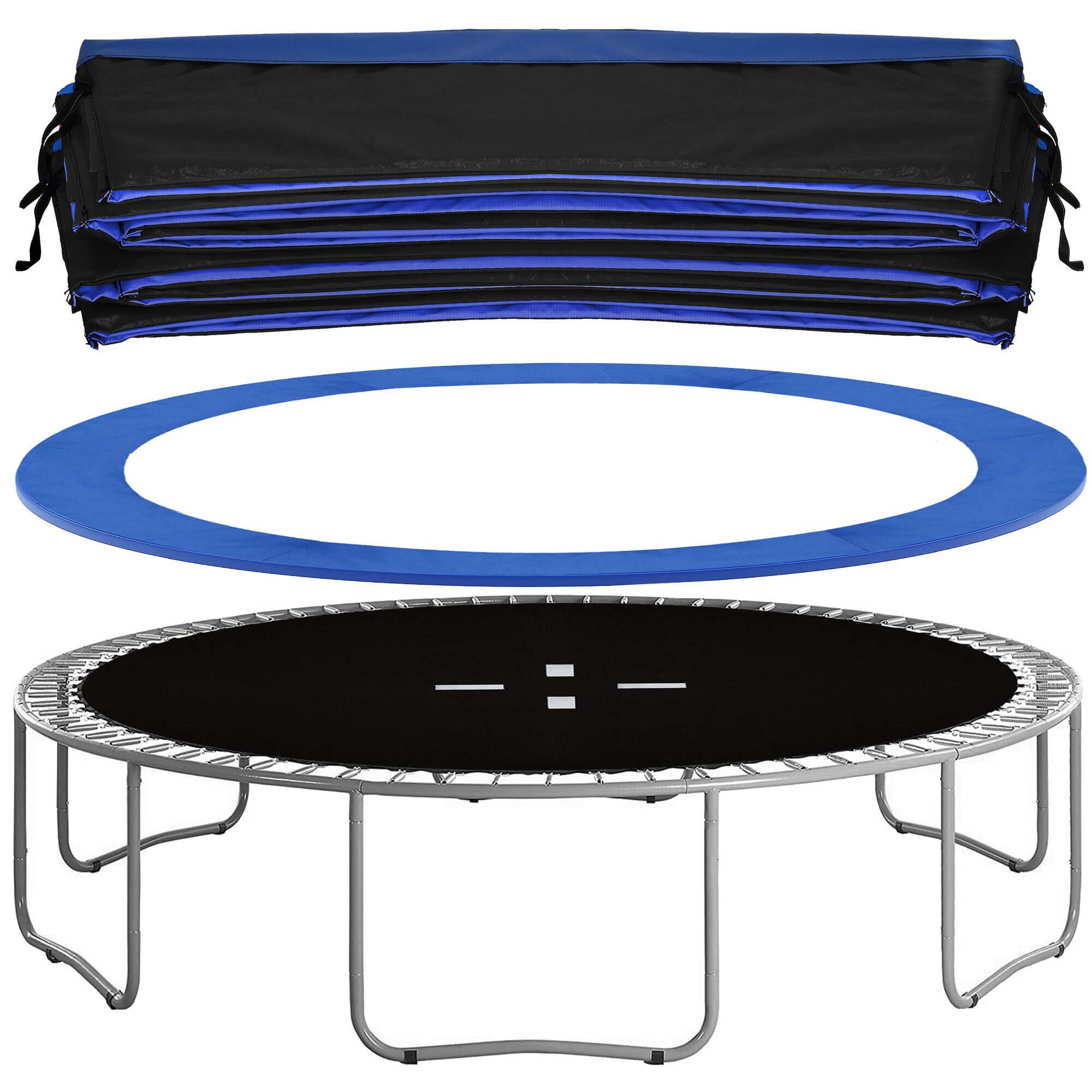 Spring cover for trampoline Springos TP-8FT 244 CM BLUE | Buy online — Megaluks