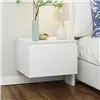 Nightstand Flow 48 x 40 x 30 cm White