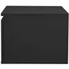 Nightstand Flow 48 x 40 x 30 cm Black