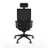 Office Chair with Headrest Horna Traslack Piqueras y Crespo 1D066G2 Dark grey