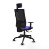 Office Chair with Headrest Horna Traslack Piqueras y Crespo 1D066G2