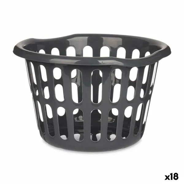 Basket Anthracite polypropylene 27 L 40 x 25 x 40 cm (18 Units)