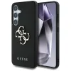 Guess Grained Big 4G Logo Small Classic Logo - Case for Samsung Galaxy S25 (black)