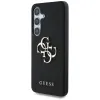 Guess Grained Big 4G Logo Small Classic Logo - Case for Samsung Galaxy S25 (black)
