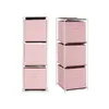 Shelves White Pink polypropylene Iron TNT (Non Woven) 35 x 35 x 102 cm (6 Units)