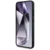 Guess Grained Big 4G Logo Small Classic Logo - Case for Samsung Galaxy S25 (black)