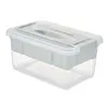 Multi-use Box Grey Transparent Plastic 5 L 29,5 x 14,5 x 19,2 cm (6 Units)