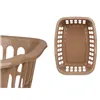 Basket Taupe polypropylene 50 L 58 x 24 x 42 cm (12 Units)