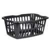 Basket Anthracite polypropylene 50 L 58 x 24 x 42 cm (12 Units)