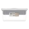 Multi-use Box Grey Transparent Plastic 9 L 35,5 x 17 x 23,5 cm (6 Units)