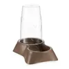 Pet feeding dish Dispenser Brown polypropylene 3,5 L 21,5 x 32,5 x 32,5 cm (4 Units)