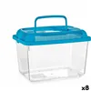 Fish tank With handle Large Blue Plastic 7 L 20 x 20 x 30 cm (8 Units)