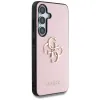 Guess Grained Big 4G Logo Small Classic Logo - Case for Samsung Galaxy S25 (pink)