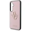 Guess Grained Big 4G Logo Small Classic Logo - Case for Samsung Galaxy S25 (pink)